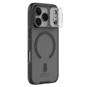 NILLKIN iPhone 17 Pro Mobilskal MagSafe Med Kamera Slider - Svart
