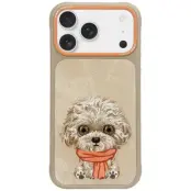 Nimmy iPhone 17 Pro Mobilskal Big Eyed Pet 2.0 Dog - Beige