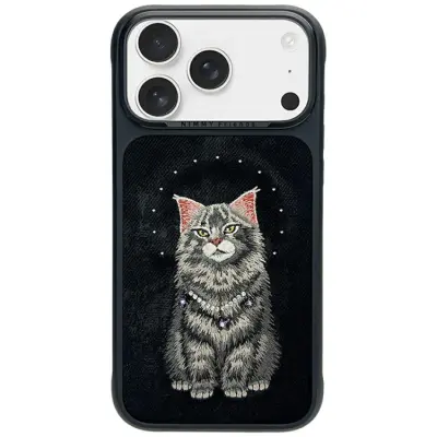 Nimmy Mobilskal För iPhone 17 Pro MagSafe Lucky Fashion Cat - Svart