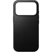 Nomad Modern Leather Case (iPhone 17 Pro) - Svart