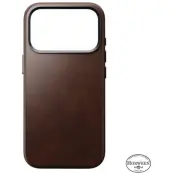 Nomad Traditional Horween Leather Case (iPhone 17 Pro) - Svart