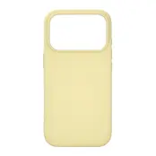 ONSALA Mobilskal till iPhone 17 Pro med Silikonkänsla - Citron