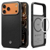 Spigen Mobilskal till iPhone 17 Pro Magsafe Enzo Aramid - Svart/Silver
