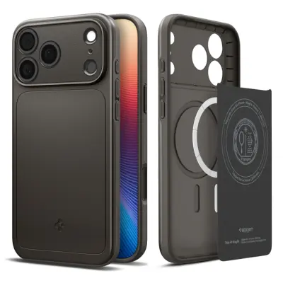 Spigen Mobilskal till iPhone 17 Pro Magsafe Thin Fit - Gunmetal