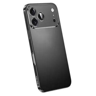 SULADA iPhone 17 Pro Mobilskal Electroplating Nature Matte - Svart