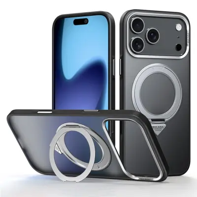SULADA iPhone 17 Pro Mobilskal MagSafe Anti-Fingerprints - Svart