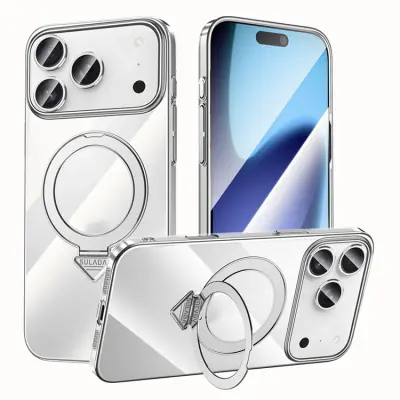 SULADA Mobilskal till iPhone 17 Pro MagSafe Electroplated - Titan