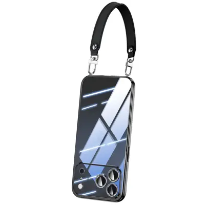 SULADA Mobilskal till iPhone 17 Pro Ultra Clear Electroplating - Svart