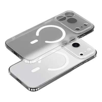 SULADA iPhone 17 Pro Skal MagSafe PC+TPU Matt Transparent