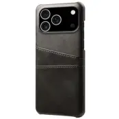 Trolsk Leather Card Case (iPhone 17 Pro) - Brun