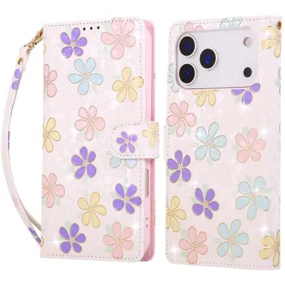 Trolsk Plånboksfodral - Blommor RFID-blockerande (iPhone 17 Pro/18 Pro)