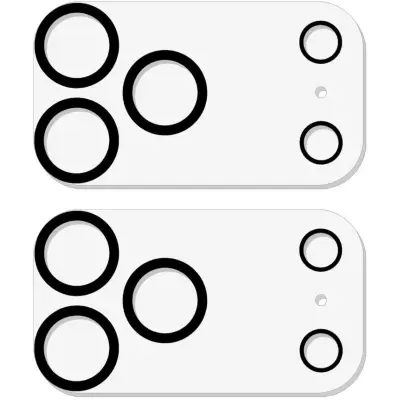 Trolsk Kameralinnsskydd Härdat Glas - 2-pack (iPhone 17 Pro)