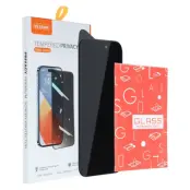 Veason Härdat Glas Skärmskydd För iPhone 17 Pro Privacy 6D Pro - Svart