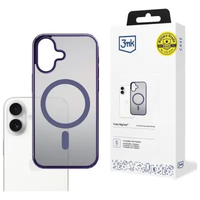 3MK Mobilskal till iPhone 17 MagSafe Frosty - Lila