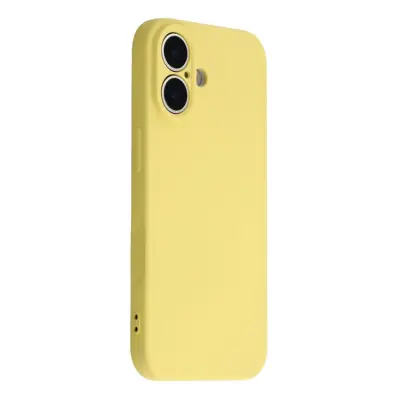 AMORUS iPhone 17 Mobilskal Precise Cutouts TPU Fiber - Gul