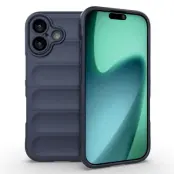 AMORUS iPhone 17 Mobilskal Shockproof TPU Rugged - Mörkblå