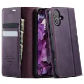 Caseme iPhone 17 Plånboksfodral RFID Blocking 033 Series - Lila