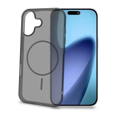 Celly iPhone 17 Mobilskal MagSafe Magsand - Svart