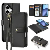 Dux Ducis iPhone 17 Plånboksfodral Magsafe Detachable Lawa - Svart