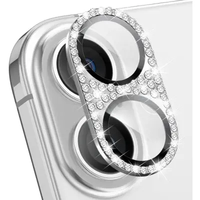 Enkay Rhinestone Camera Glass (iPhone 17) - Guld
