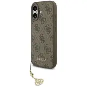 Guess iPhone 17 Mobilskal MagSafe 4G Charms Collection - Brun