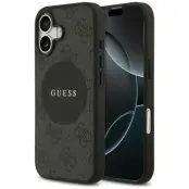 Guess Mobilskal till iPhone 17 MagSafe 4G Circle Classic Logo - Svart