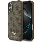 Guess Mobilskal till iPhone 17 MagSafe 4G Small Classic Logo - Brun