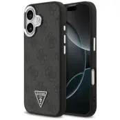 Guess Mobilskal till iPhone 17 MagSafe 4G Triangle Logo - Svart Silver