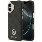 Guess iPhone 17 Mobilskal Magsafe Strass Logo - Svart