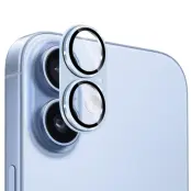 Hat Prince iPhone 17 Härdat Glas Kameralinsskydd AR Metal - Baby Blå