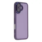 Mobilskal till iPhone 17 Electroplated Kameraram - Lila