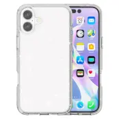 iPhone 17 Mobilskal Glittrande Puderglitter - Vit