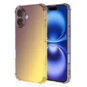 Mobilskal till iPhone 17 Gradient Color TPU Anti-Drop - Svart/Guld