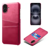 iPhone 17 Mobilskal Korthållare Dual - Rosé