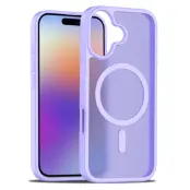 iPhone 17 Mobilskal MagSafe Acrylic Skin Touch - Lila