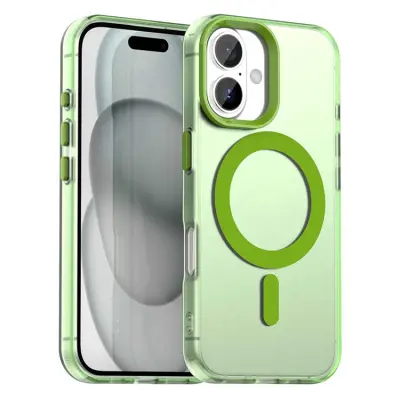 Mobilskal till iPhone 17 MagSafe Anti Drop Hybrid - Grön