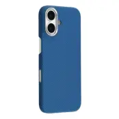 iPhone 17 Mobilskal MagSafe Carbon Fiber - Blå/Grön