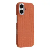 Mobilskal till iPhone 17 MagSafe Carbon Fiber - Orange/Röd