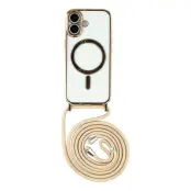 Mobilskal till iPhone 17 MagSafe Electroplating Edge TPU - Guld