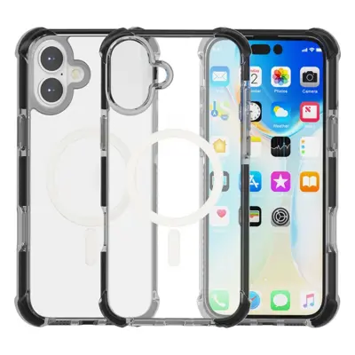 iPhone 17 Mobilskal MagSafe Förstärkta Hörn Acrylic - Svart