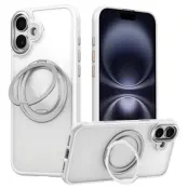 Mobilskal till iPhone 17 MagSafe Kickstand TPU PC - Vit