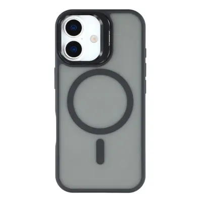 Mobilskal till iPhone 17 MagSafe Lins Kickstand - Titansvart