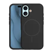 iPhone 17 Mobilskal MagSafe Silikon Thin (Svart)