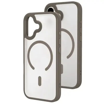 Mobilskal till iPhone 17 MagSafe Skin-Feel Rubberized - Titangrå