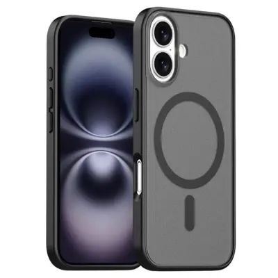 iPhone 17 Mobilskal MagSafe Skin Feel - Svart