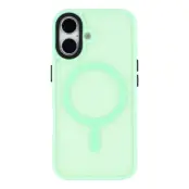 iPhone 17 Mobilskal MagSafe Skin Touch - Mintgrön