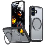 iPhone 17 Mobilskal MagSafe TPU+PC Kickstand - Grå