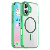 Mobilskal till iPhone 17 MagSafe TPU+PC Transparent - Grön