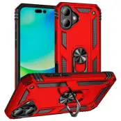 iPhone 17 Mobilskal med Kickstand - Röd