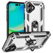iPhone 17 Mobilskal med Kickstand - Silver